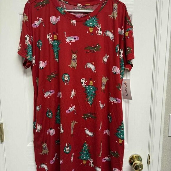 Womens L/XL Holiday nightgown NEW - Picture 1 of 1